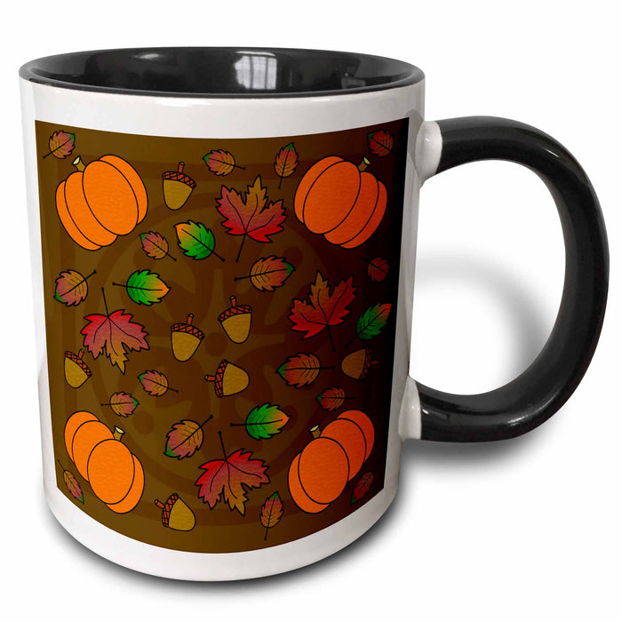 image of 11oz Two-Tone Black Mug