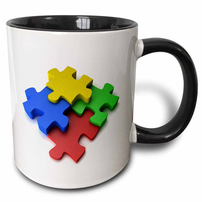 image of 11oz Two-Tone Black Mug