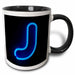 image of 11oz Two-Tone Black Mug