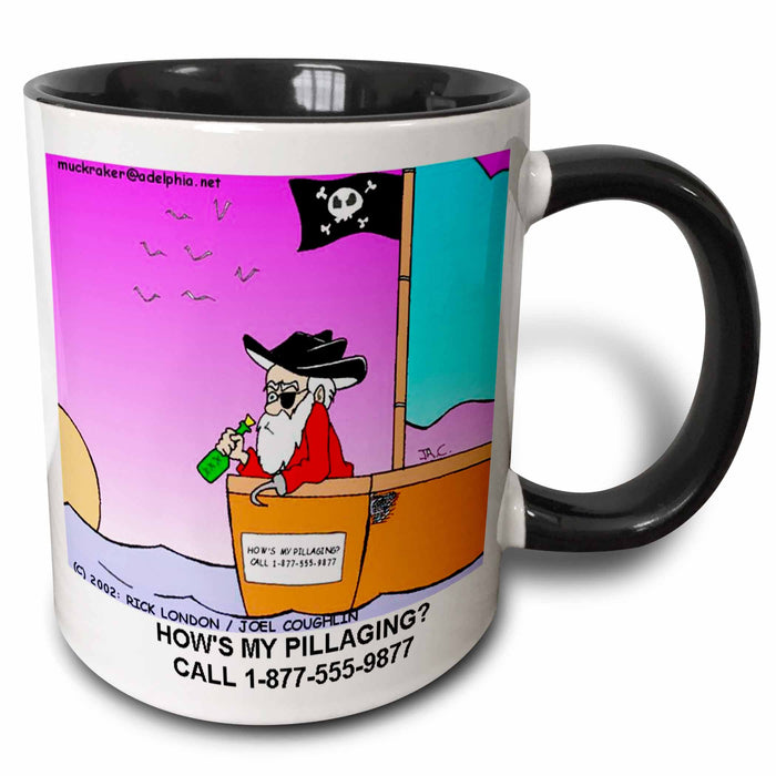 image of 15oz Two-Tone Black Mug