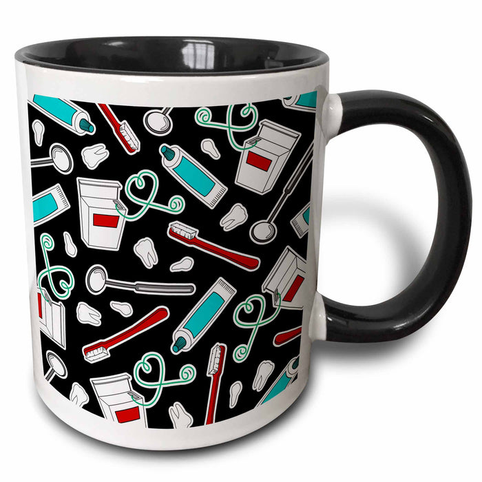 image of 15oz Two-Tone Black Mug