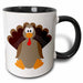 image of 15oz Two-Tone Black Mug