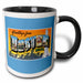 image of 11oz Two-Tone Black Mug