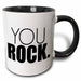 image of 15oz Two-Tone Black Mug