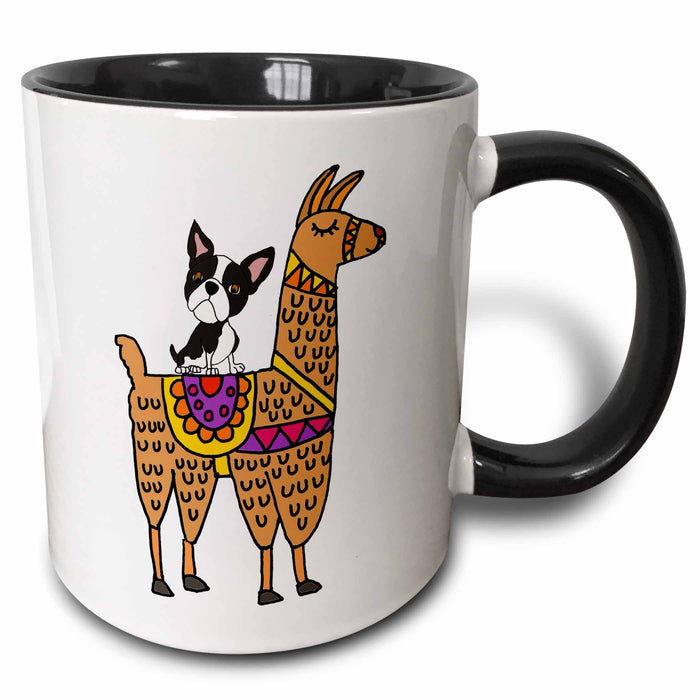 image of 11oz Two-Tone Black Mug