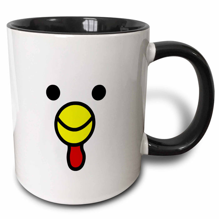 image of 11oz Two-Tone Black Mug