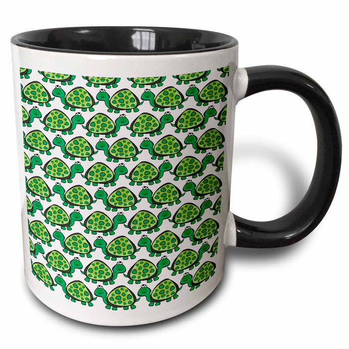 image of 11oz Two-Tone Black Mug