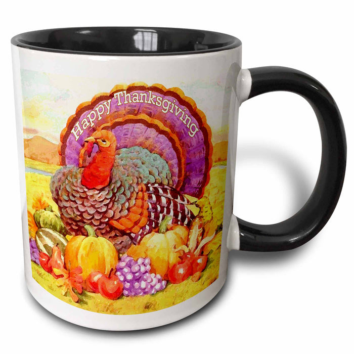 image of 15oz Two-Tone Black Mug