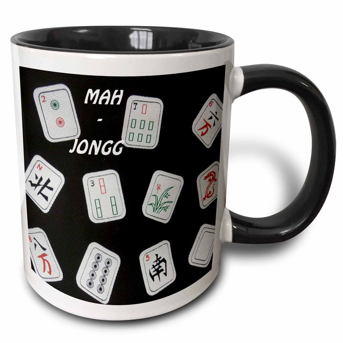 image of 11oz Two-Tone Black Mug