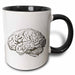 image of 15oz Two-Tone Black Mug