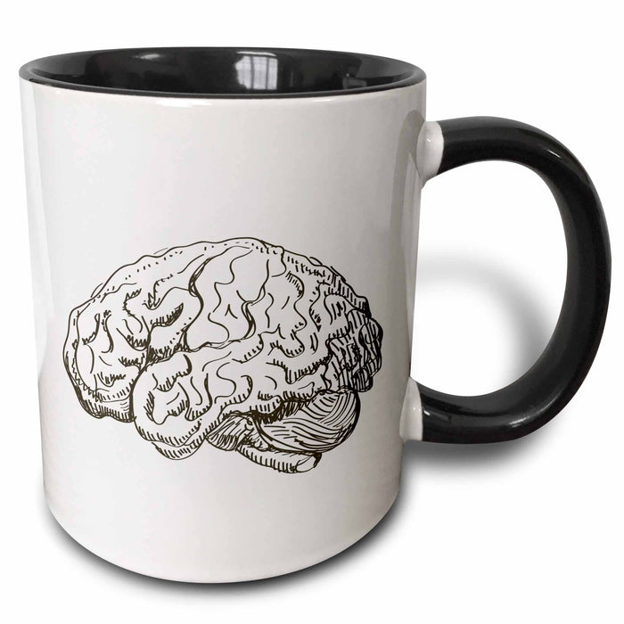 image of 11oz Two-Tone Black Mug