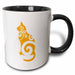 image of 15oz Two-Tone Black Mug