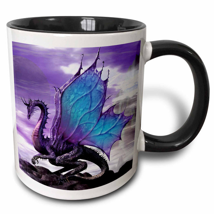 image of 15oz Two-Tone Black Mug