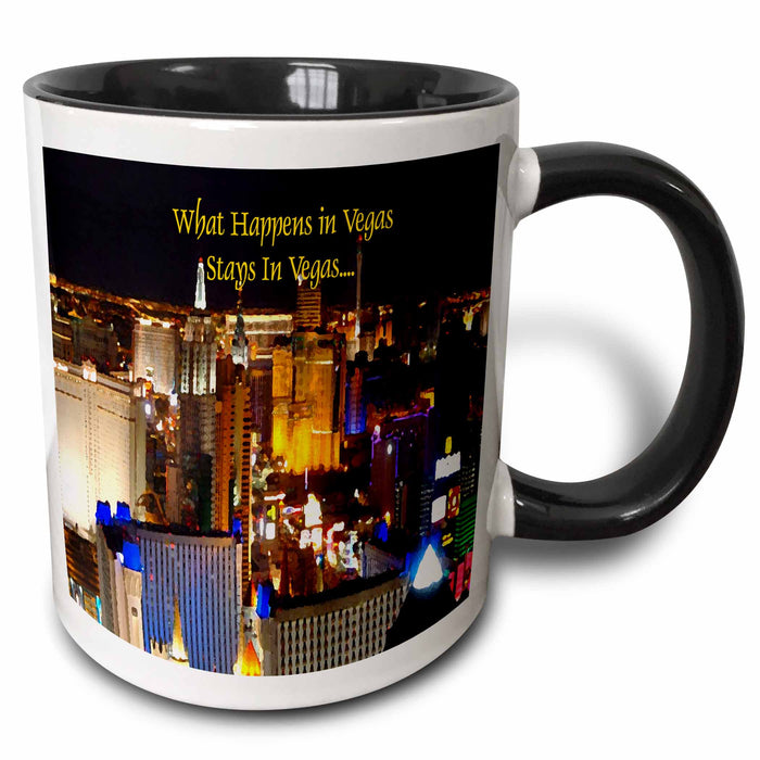 image of 11oz Two-Tone Black Mug