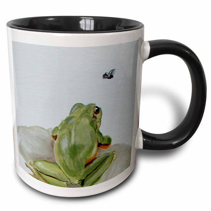 image of 11oz Two-Tone Black Mug