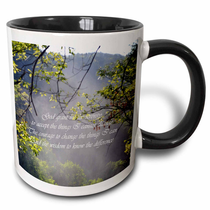 image of 15oz Two-Tone Black Mug