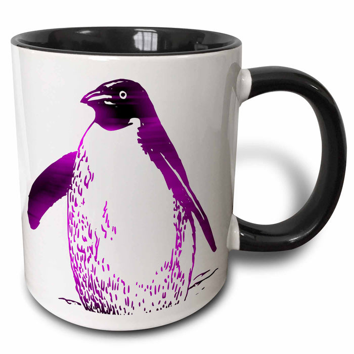 image of 11oz Two-Tone Black Mug