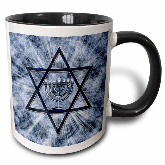 image of 15oz Two-Tone Black Mug