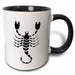 image of 11oz Two-Tone Black Mug