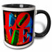 image of 15oz Two-Tone Black Mug