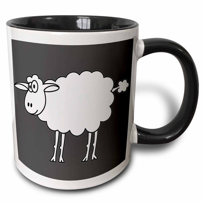 image of 11oz Two-Tone Black Mug