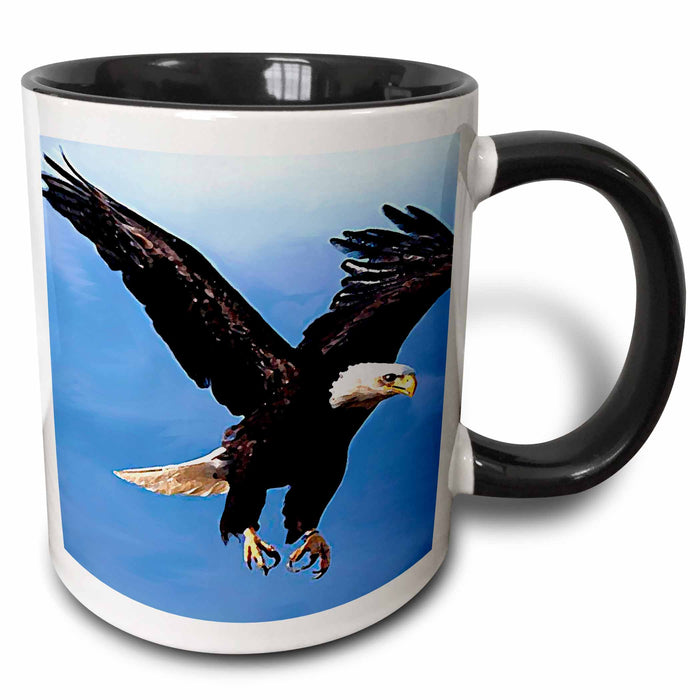 image of 11oz Two-Tone Black Mug