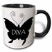 image of 15oz Two-Tone Black Mug