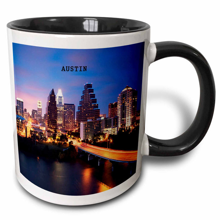 image of 15oz Two-Tone Black Mug