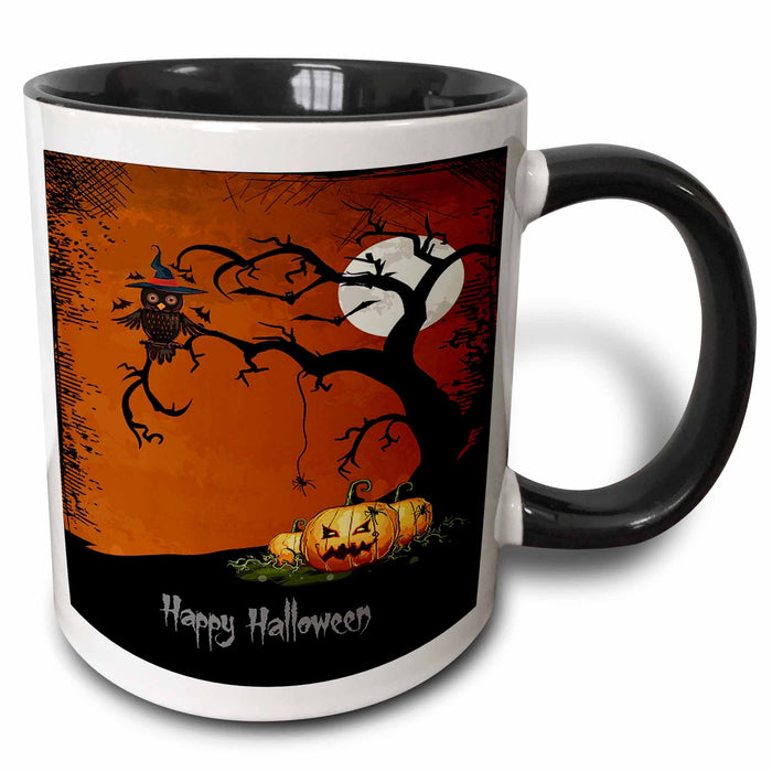 image of 11oz Two-Tone Black Mug