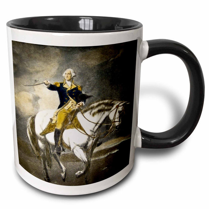 image of 11oz Two-Tone Black Mug