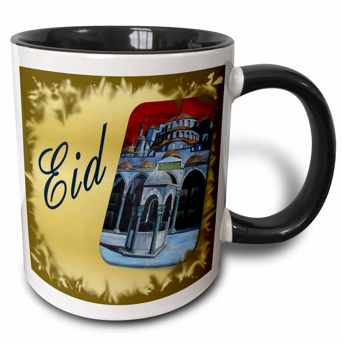 image of 11oz Two-Tone Black Mug