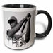 image of 11oz Two-Tone Black Mug