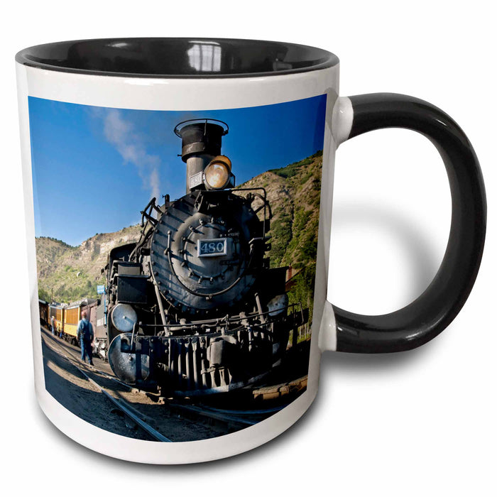 image of 11oz Two-Tone Black Mug