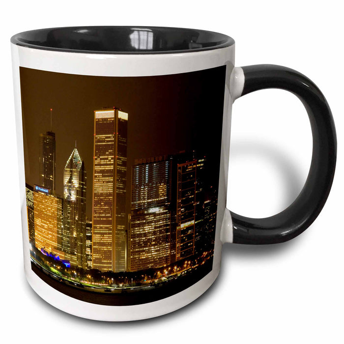 image of 11oz Two-Tone Black Mug