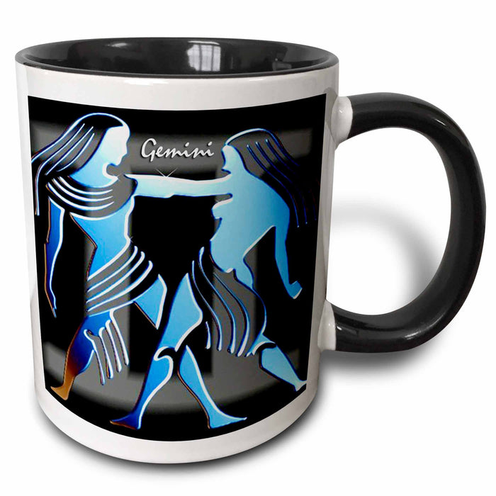 image of 11oz Two-Tone Black Mug