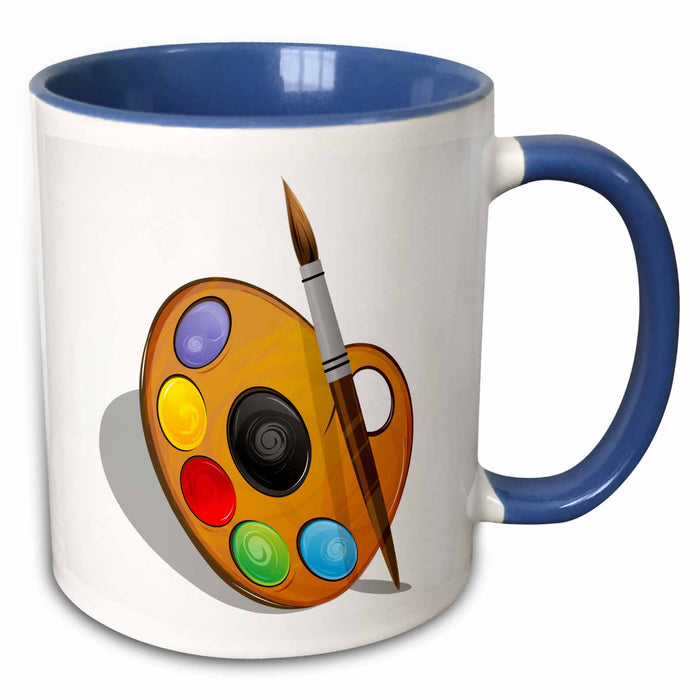 image of 15oz Two-Tone Blue Mug