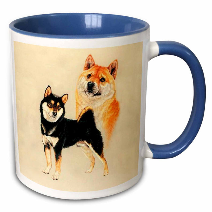 image of 15oz Two-Tone Blue Mug