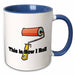 image of 11oz Two-Tone Blue Mug