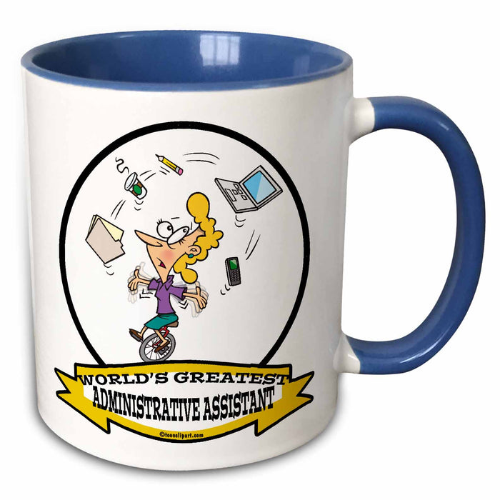 image of 15oz Two-Tone Blue Mug