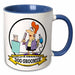 image of 15oz Two-Tone Blue Mug