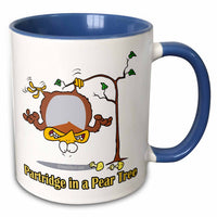 3dRose Dooni Designs Random Toons - Partridge in a Pear Tree - Mugs (mug_104276)