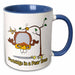 image of 11oz Two-Tone Blue Mug