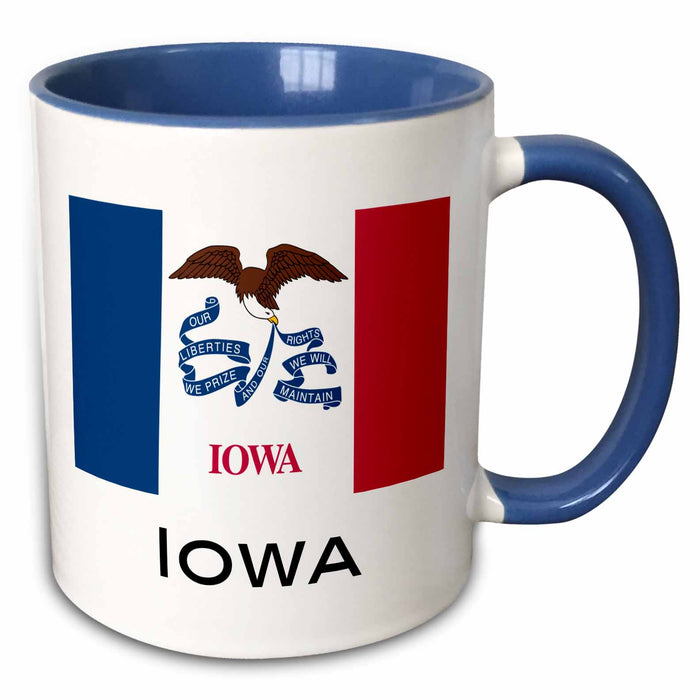 image of 11oz Two-Tone Blue Mug