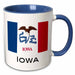 image of 15oz Two-Tone Blue Mug