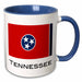 image of 11oz Two-Tone Blue Mug