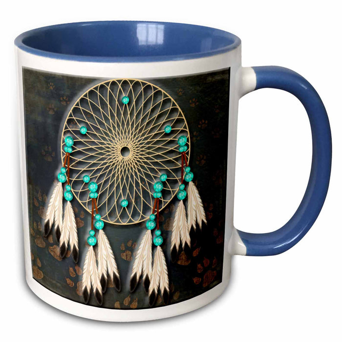 image of 15oz Two-Tone Blue Mug