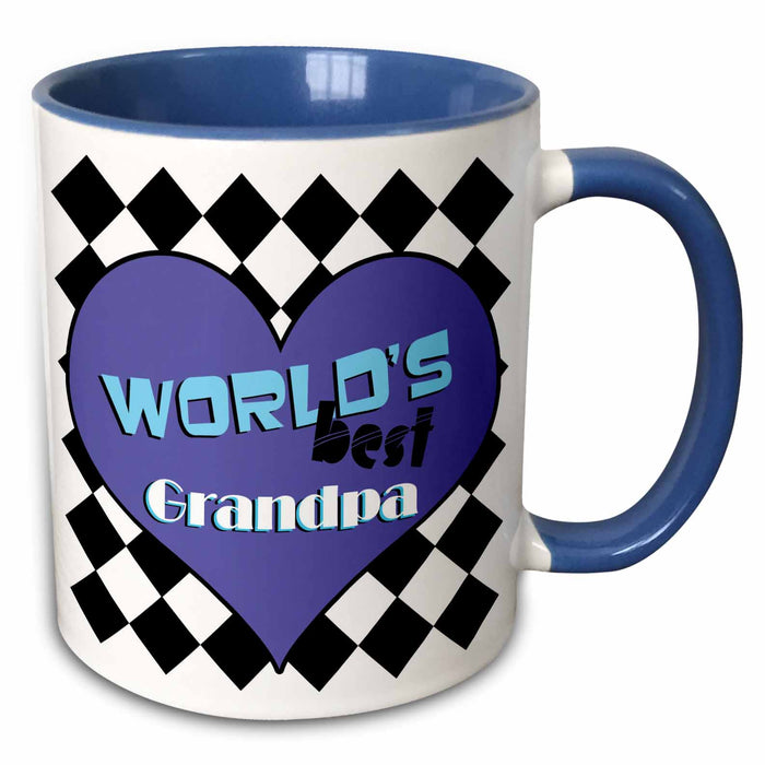 image of 15oz Two-Tone Blue Mug