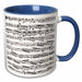 image of 11oz Two-Tone Blue Mug