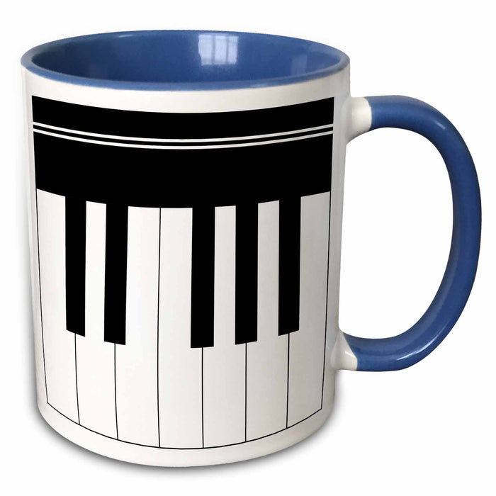 image of 11oz Two-Tone Blue Mug