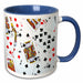 image of 11oz Two-Tone Blue Mug